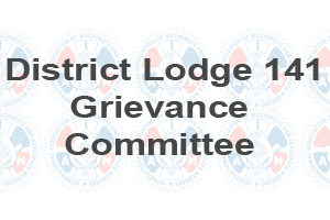 DL 141 Fleet Grievance Committee Report