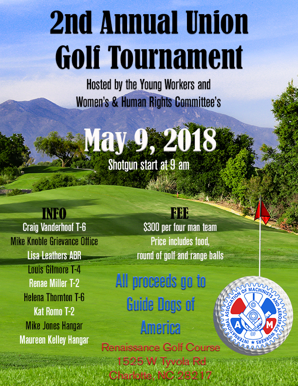 2018 Union Golf Tournament Now Open for Registration!