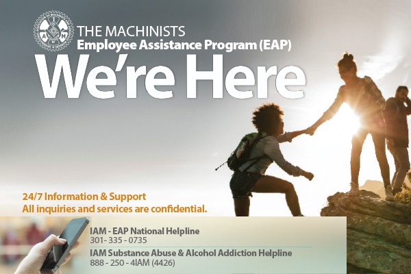IAM EAP and Addiction Services Program Available to Membership